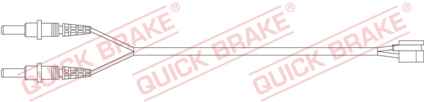 Czujnik zużycia klocka